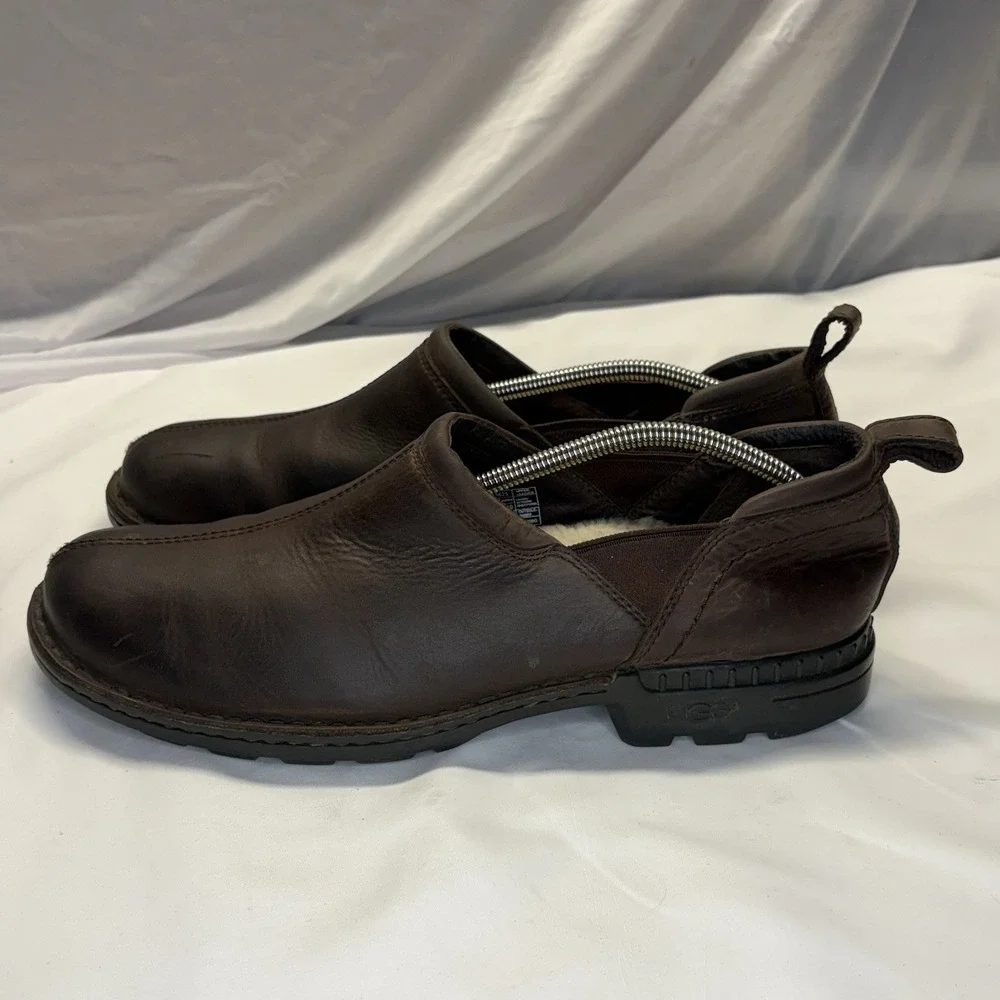 UGG Australia Westside Shoes Slip On Leather Shearling Lined 5323 Mens US 13
